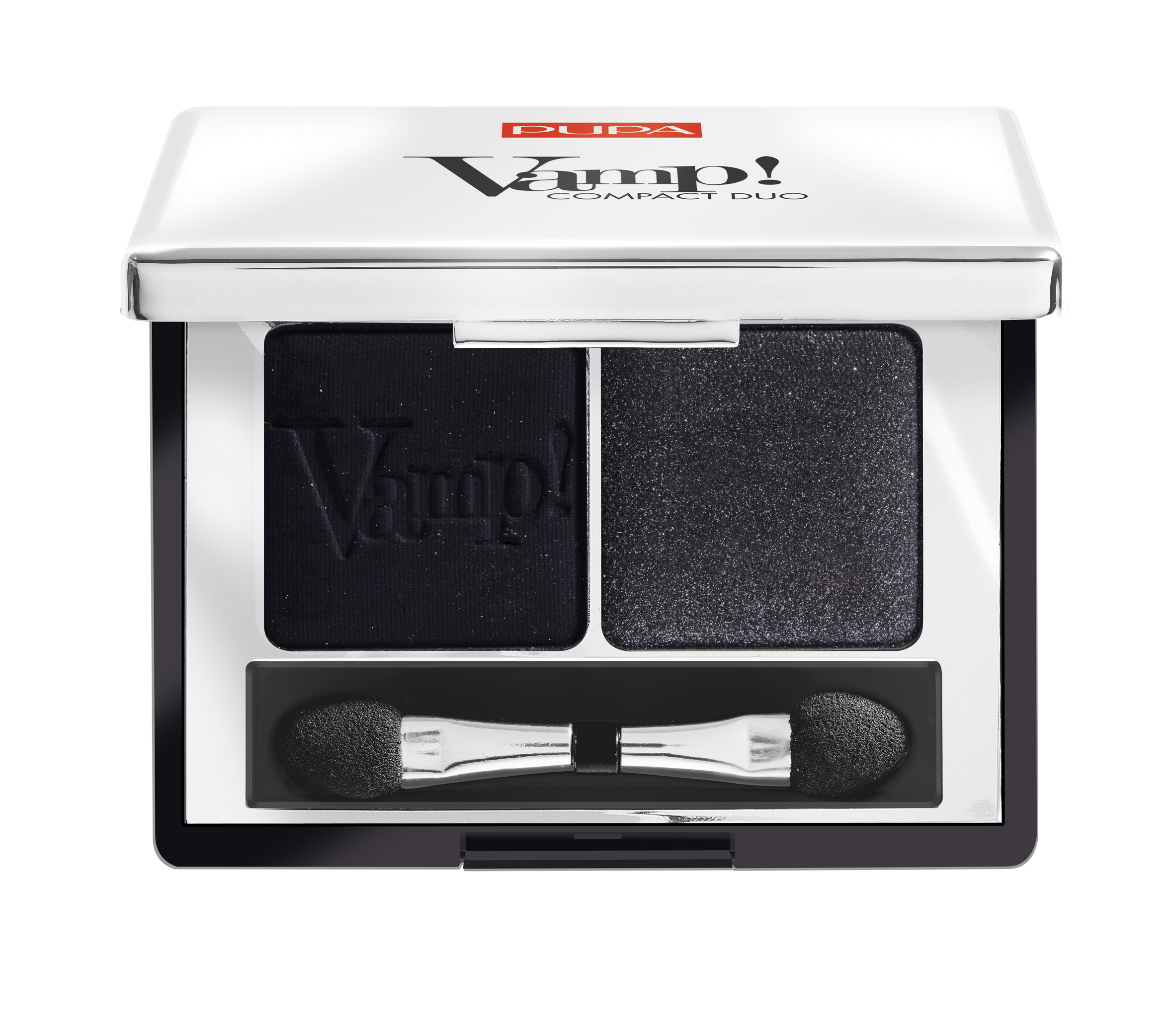 Pupa Компактные двойные тени VAMP! DUO тон 007 темная ночь, 2,2 г040087007 Pupa Компактные двойные тени VAMP! DUO тон 007 темная ночь, 2,2 г040087007Двойные компактные тени VAMP! COMPACT DUO. Набор из двух компактных теней для век. Инновационная формула - высокая концентрация пигментов, чистый однородный цвет. Очень мягкая текстура легко растушёвывается и позволяет моделировать степень покрытия. Абсолютно чистый, однородный и равномерный цвет. Формула нового поколения: специальное сочетание связующих веществ делает цвет равномерным по всей поверхности века, увеличивая стойкость макияжа.