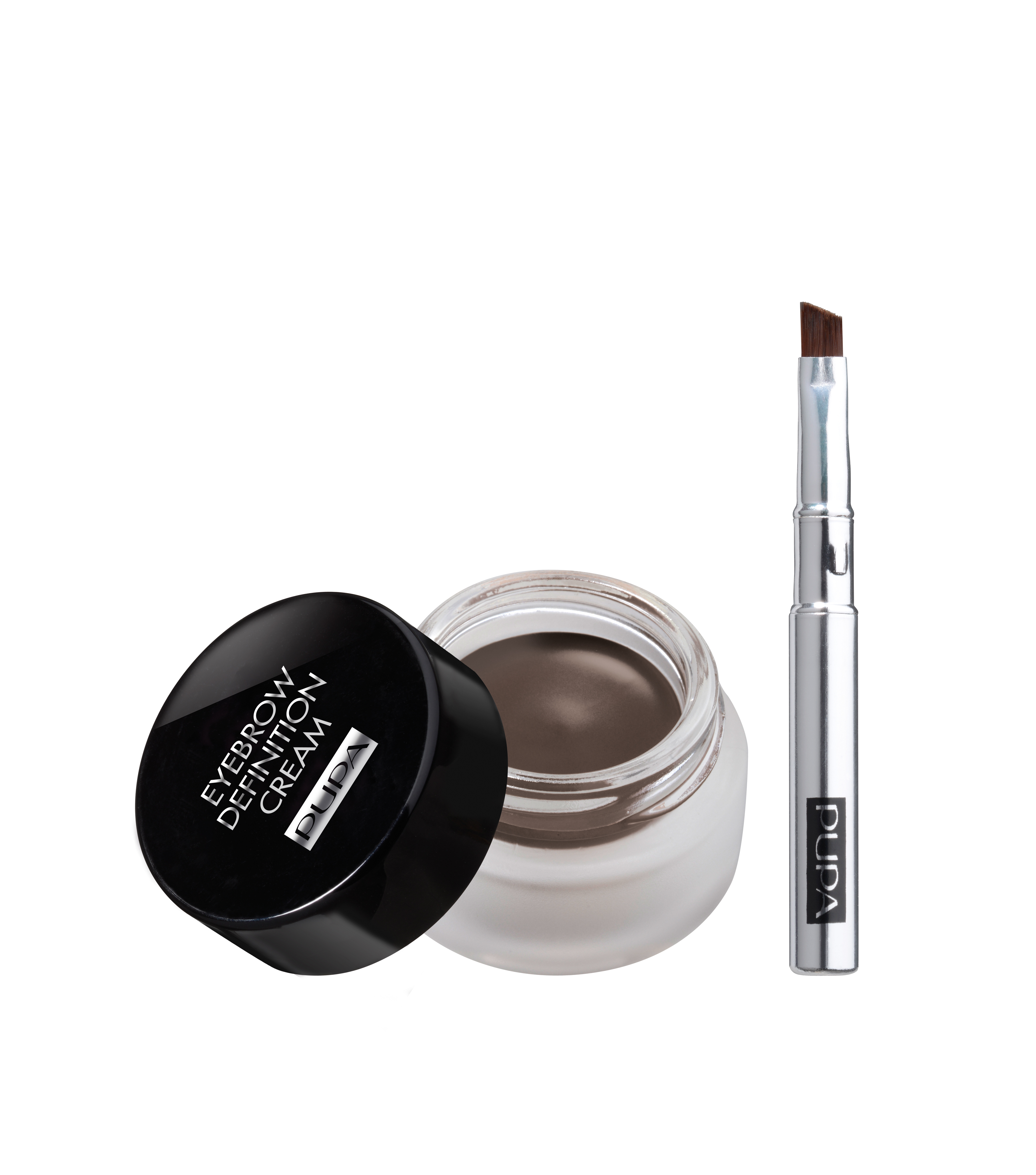 Pupa Крем для бровей EYEBROW DEFINITION CREAM №004 темный шоколад, 2,5 г040133004 Pupa Крем для бровей EYEBROW DEFINITION CREAM №004 темный шоколад, 2,5 г040133004Крем для бровей с интенсивным цветом – водостойкий EYEBROW DEFINITION CREAM. Мягкая, кремовая и ультра пигментированная текстура способствует легкому скользящему нанесению. Устойчивый результат - Специальный растительные ингредиенты в составе обеспечивают устойчивость продукта в макияже при контакте с влагой. Смывается двухфазным средством для снятия макияжа. Упаковка: Баночка с эффектом замороженного стекла в минималистическом дизайне, черная крышка и контрастные серебристые детали. Удобный практичный складывающийся аппликатор - скошенная кисть.