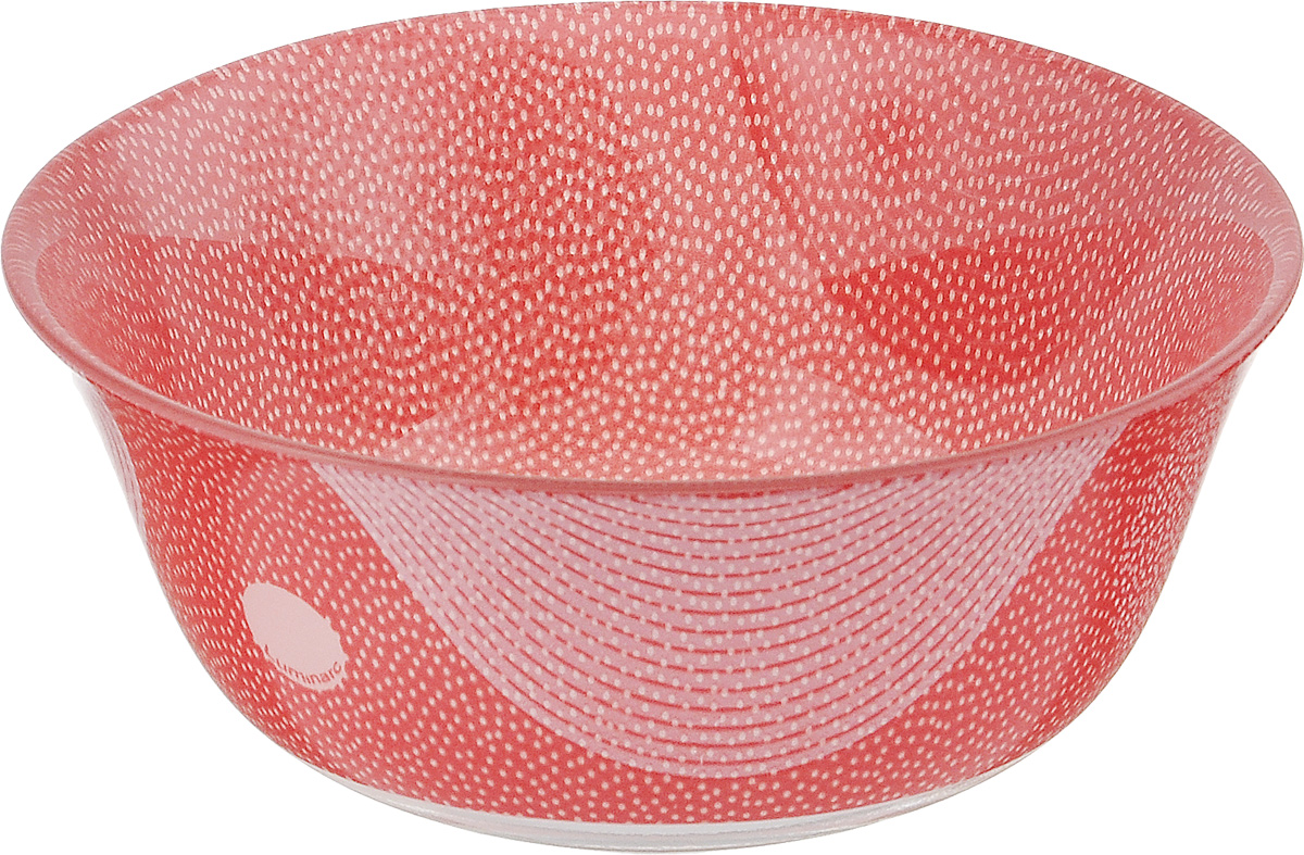 Салатник Luminarc Constellation Red, диаметр 12 смG7802 Салатник Luminarc Constellation Red, диаметр 12 смG7802Великолепный круглый салатник Luminarc Constellation Red, изготовленный из ударопрочного стекла, прекрасно подойдет для подачи различных блюд: закусок, салатов или фруктов. Такой салатник украсит ваш праздничный или обеденный стол, а оригинальное исполнение понравится любой хозяйке. Диаметр салатника (по верхнему краю): 12 см.