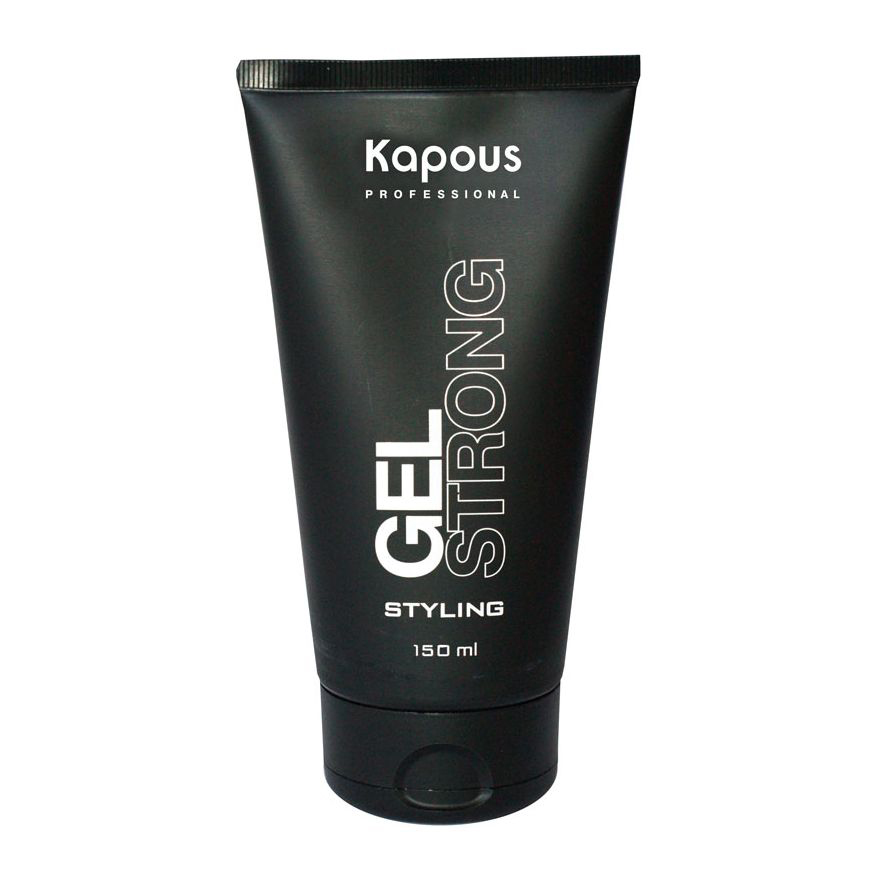 Kapous Гель для волос сильной фиксации Styling Gel Strong 150 млKap215 Kapous Гель для волос сильной фиксации Styling Gel Strong 150 млKap215Гель для волос сильной фиксации Kapous Gel Strong серии Styling создан специально для волос любого типа и любой длины.Идеально подойдет для выполнения стильных и классических укладок, креативных и модных причесок, придаст волосам восхитительный сияющий блеск. Имея лёгкую консистенцию прекрасно распределяется по волосам, текстурируя их, придавая видимый объем.Результат: Благодаря уникальному составу не утяжеляет волосы, обеспечивая идеальную фиксацию прически и сохраняя их естественный внешний вид в течении всего дня.
