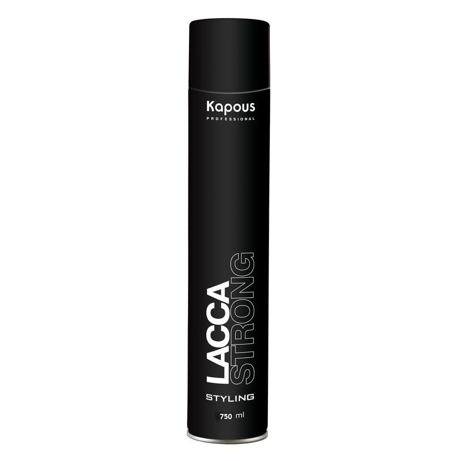 Kapous Professional Лак аэрозольный для волос сильной фиксации 750 млKap580 Kapous Professional Лак аэрозольный для волос сильной фиксации 750 млKap580Лак аэрозольный для волос сильной фиксации Kapous. Экологический лак для волос сильной фиксации предназначен для фиксации оформленной прически.Идеален для создания подвижной укладки и придания объёма.Устойчив к влажности.Удаляется с волос несколькими взмахами расчески.Очень тонкое распыление.Результат: Быстро высыхает на волосах, прекрасно фиксирует их и придает здоровый блеск.