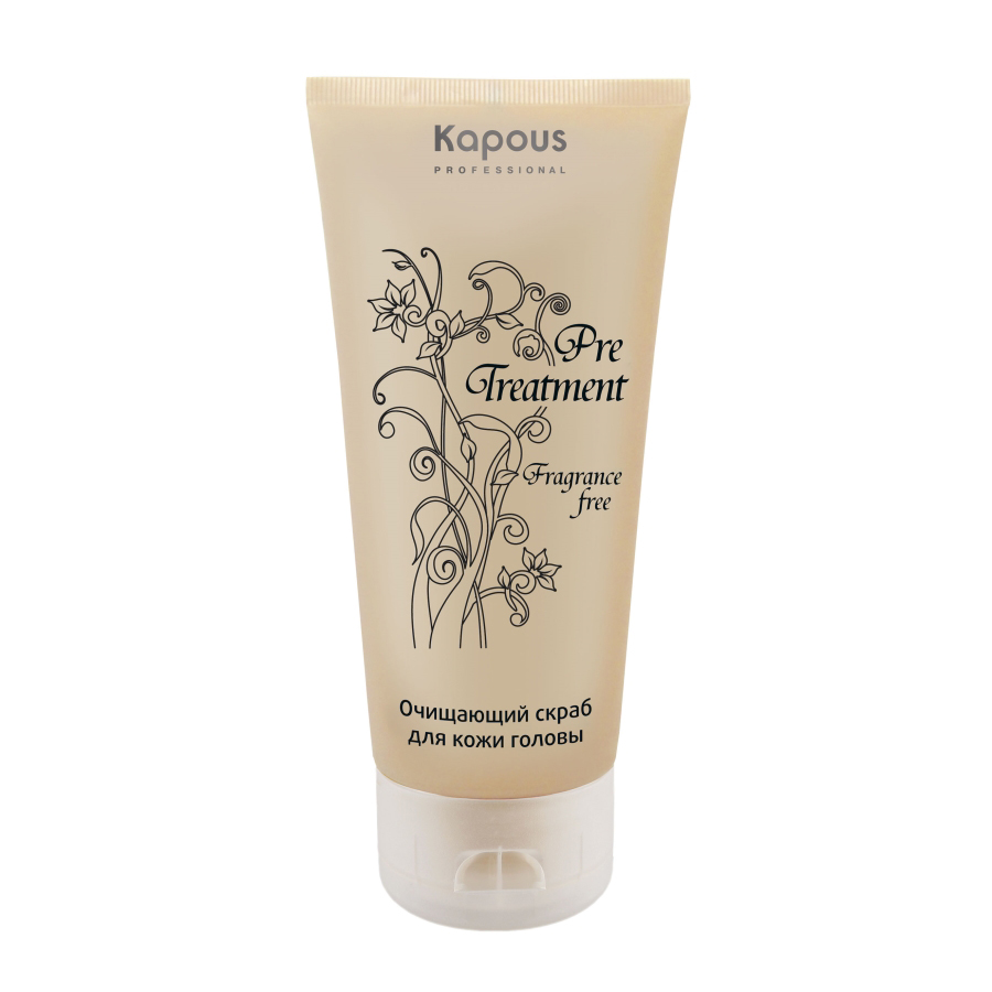 Kapous Treatment Очищающий скраб для кожи головы PreTreatment 150 млKap587 Kapous Treatment Очищающий скраб для кожи головы PreTreatment 150 млKap587Очищающий скраб для кожи головы предназначен для глубокого очищения и увлажнения кожи головы, улучшения кровообращения и кислородного обмена в волосяных луковицах, предотвращения выпадения волос, стимуляции роста новых. Рекомендован в качестве предварительного ухода перед мытьем головы, лечением или любой СПА-процедурой. Натуральные микрочастицы грецкого ореха деликатно ошелушивают ороговевшие чешуйки верхнего слоя эпидермиса, тщательно удаляя омертвевшие клетки и токсины, тем самым предотвращая развитие дерматита на коже и стимулируя регенерацию кожного покрова. Мощное противогрибковое средство Peroctone Olamine оказывает ациостатическое воздействие, направленно действует против образования перхоти, благодаря чему восстанавливается сбалансированная жизнедеятельность клеток эпидермиса кожи и укрепление естественных защитных функций. Экстракты лечебных трав оказывают антисептическое, успокаивающее, противовоспалительное действие, придавая эффект свежести. Результат: Регулярное применение обеспечивает долговременный результат. Благодаря экстрактам лопуха и крапивы скраб добивается максимального очищения кожи головы от загрязнений, оптимального воздействия на кожу и волосяные луковицы, что подготавливает ее к курсу профилактических мероприятий для решения имеющихся проблем.