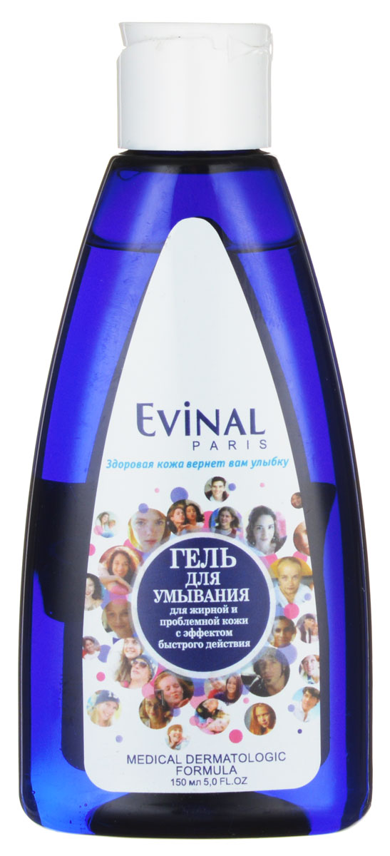 Гель для умывания Evinal с эффектом быстрого действия, для проблемной кожи, 150 мл0615 Гель для умывания Evinal с эффектом быстрого действия, для проблемной кожи, 150 мл0615Главное в правильном уходе за жирной и проблемной кожей - ее тщательное и своевременное очищение. Обладающий выраженным противовоспалительным действием очищающий гель Evinal бережно и тщательно очистит проблемную кожу, устранит излишки кожного сала. Быстродействующая формула этого геля содержит специальный активный компонент, освобождающий забитые поры от загрязнений и мертвых клеток и снижающий уровень жирности кожи, который часто провоцирует рост бактерий и появление прыщей. Характеристики: Объем: 150 мл. Производитель: Россия. Артикул: 615. Товар сертифицирован. УВАЖАЕМЫЕ КЛИЕНТЫ! Обращаем ваше внимание на ассортимент в дизайне упаковки товара. Поставка осуществляется в зависимости от наличия на складе.