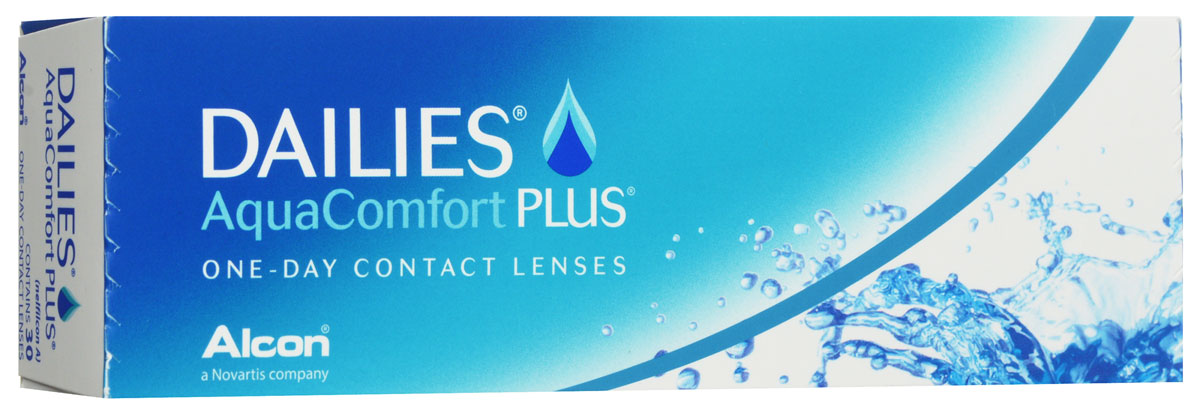 Alcon-CIBA Vision контактные линзы Dailies AquaComfort Plus (30шт / 8.7 / 14.0 / -0.75)
