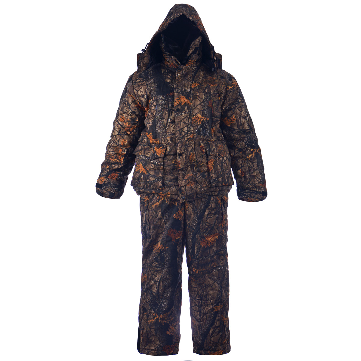 Комплект мужской Huntsman Буран-М: куртка, полукомбинезон, цвет: темный лес. Размер 48/50