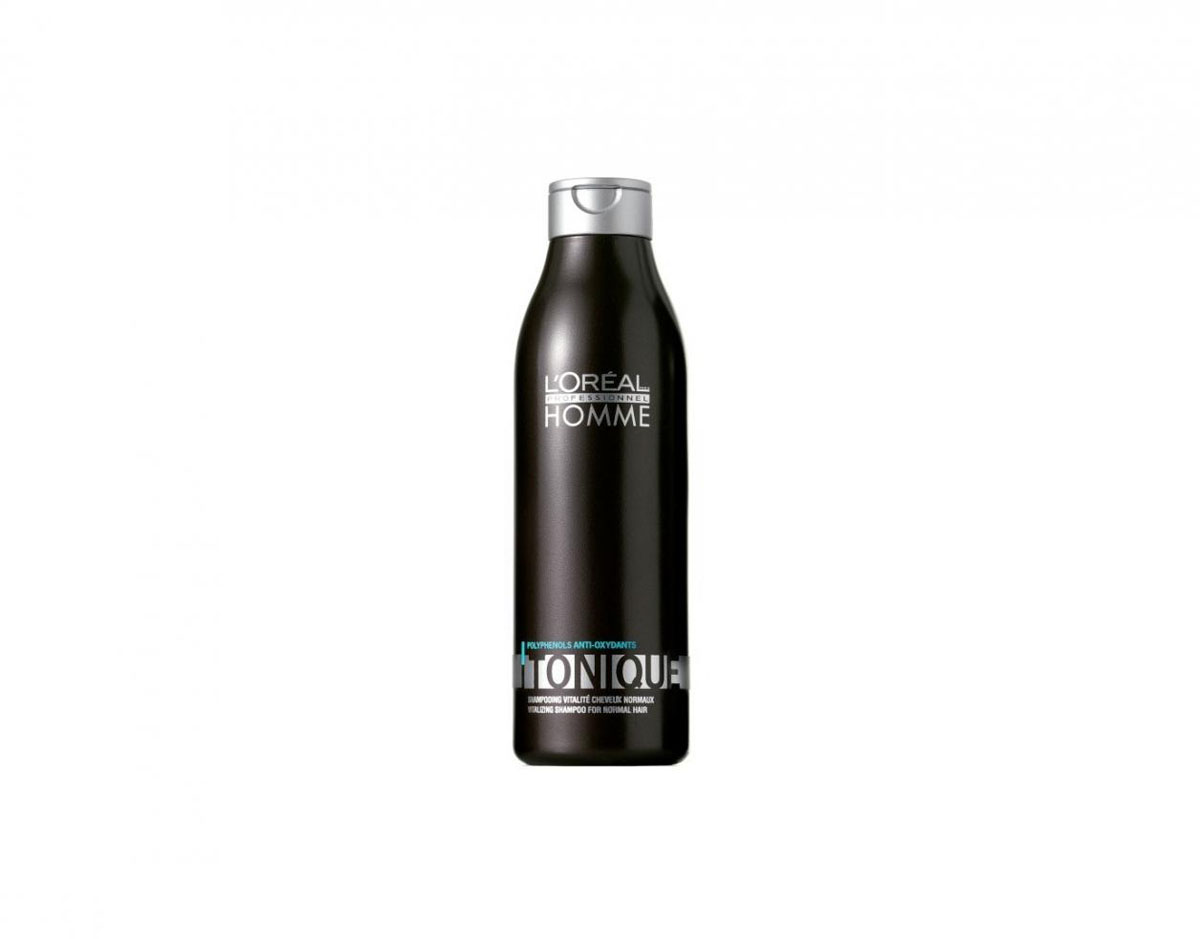 LOreal Professionnel Homme - Шампунь Тоник 250 млE0130418 LOreal Professionnel Homme - Шампунь Тоник 250 млE0130418Шампунь-тоник для мужчин. Предназначен для волос нормального типа, подходит для использования каждый день. Средство дарит волосам жизненную энергию и здоровое сияние. Подходит для очищения окрашенных волос.