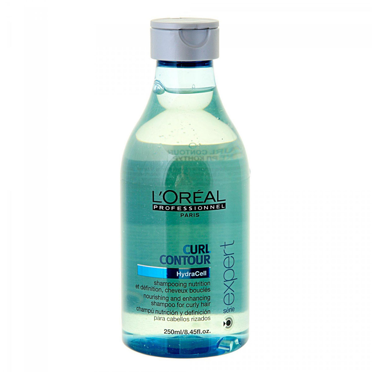 LOreal Professionnel Шампунь для четкости контура завитка для вьющихся волос Expert Curl Contour - 250 млE0351301 LOreal Professionnel Шампунь для четкости контура завитка для вьющихся волос Expert Curl Contour - 250 млE0351301Шампунь Керл Контур, предназначенный для вьющихся волос, поможет придать контуру завитка чёткость. Продукт является инновационной разработкой, он подходит для сбалансированного и интенсивного ухода за непослушными волосами. В состав шампуня входит керамид bio-memetic, который укрепляет структуру волос, увлажняет их. Кроме того, при создании средства были задействованы такие ингредиенты, как экстракт виноградной косточки, который славится своими питательными свойствами, и УФ-фильтры, обеспечивающие волосам защиту от выгорания и воздействия ультрафиолета. При регулярном применении устраняется сухость и ломкость волос, они становятся послушными.