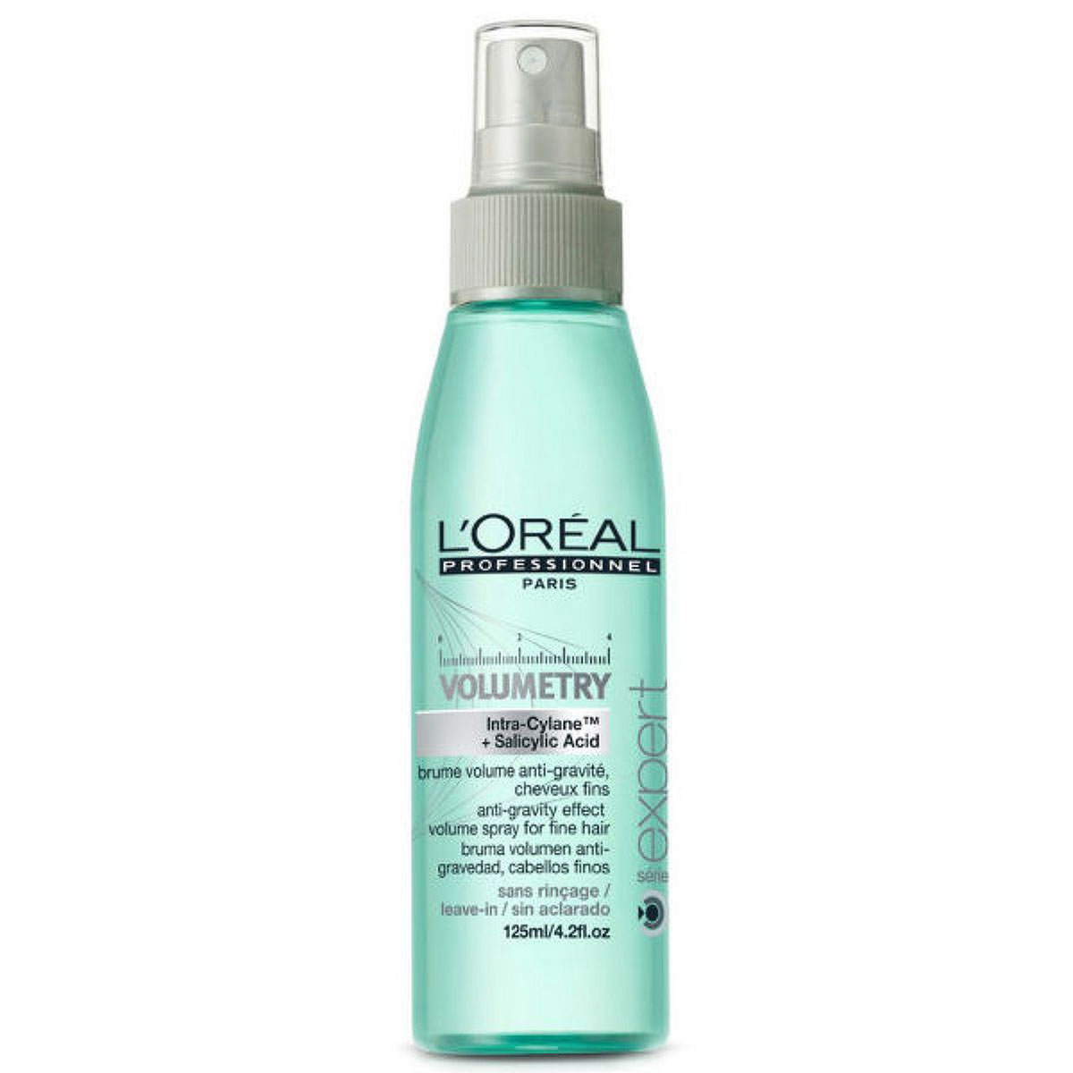 LOreal Professionnel Expert Volumetry - Несмываемый спрей-уход для придания объема 125 млE0527584 LOreal Professionnel Expert Volumetry - Несмываемый спрей-уход для придания объема 125 млE0527584Несмываемый спрей-уход для тонких волос создает дополнительный объем, поднимая волосы от самых корней. Волосы становятся мягкими и послушными, легко укладываясь в пышную прическу. Уникальная технология Интра-силан делает возможным восстановление даже очень поврежденных волос, воздействуя на волос изнутри. Салициловая кислота, входящая в состав спрея, обладает антисептическими и противовоспалительными свойствами, мягко очищая кожу головы. Результат: Непревзойденный объем, крепкие и блестящие волосы надолго.