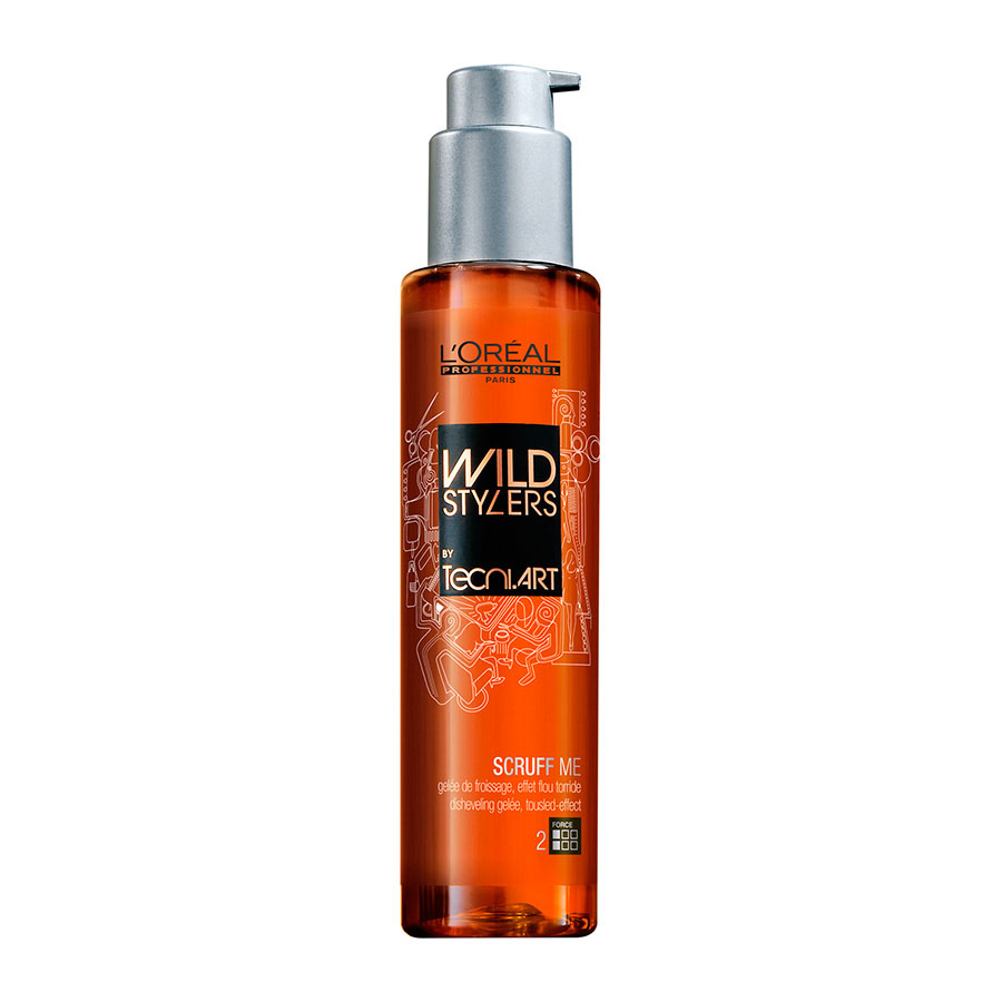 LOreal Professionnel Желе для создания эффекта взъерошенных волос (фикс. 2) Tecni.art Wild Stylers Scruff Me - 150 млE0618213 LOreal Professionnel Желе для создания эффекта взъерошенных волос (фикс. 2) Tecni.art Wild Stylers Scruff Me - 150 млE0618213Профессиональное средство для длительного контроля за укладкой. Легкий формирующий продукт. Без утяжеления волос и без жесткости. Добавляет эффект матовости. Не сушит локоны и не склеивает их. Позволяет создать идеальный эффект взъерошенной укладки. Легко может менять форму прически в течение дня без дополнительного нанесения продукта.