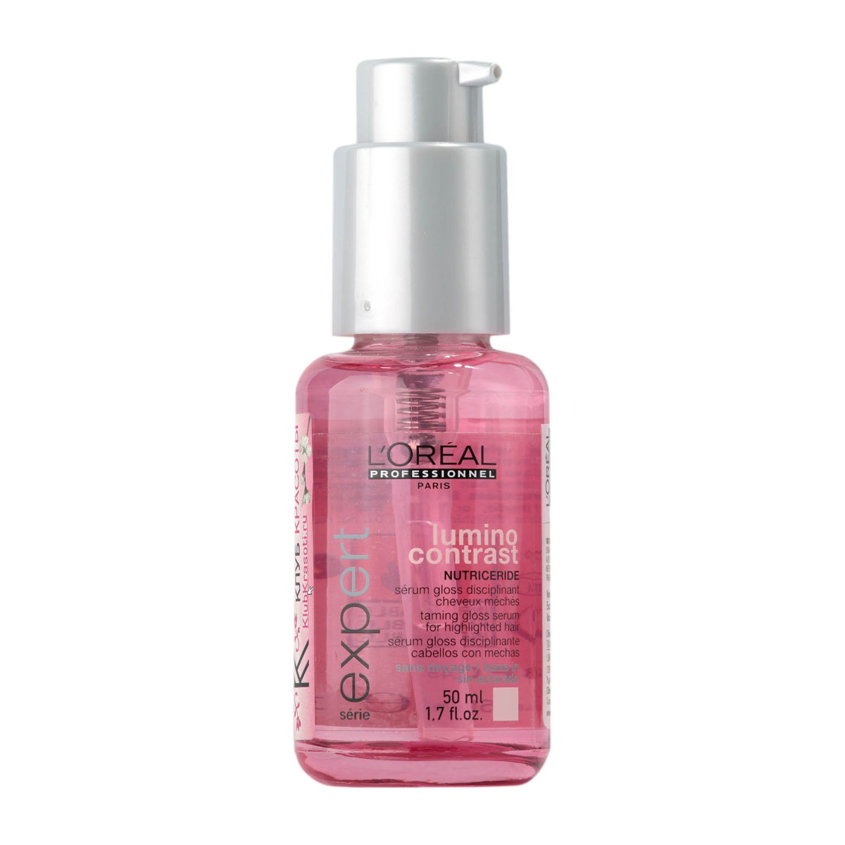 LOreal Professionnel Гель-флюид для блеска Expert Lumino Contrast т - 50 млE3002002 LOreal Professionnel Гель-флюид для блеска Expert Lumino Contrast т - 50 млE3002002Гель-флюид Люмино Контраст может стать отличным подарком для мелированных волос. Несмываемый гель был создан по особой технологии Nutriceride. Средство способствует восстановлению липидного баланса мелированных прядей, питает и увлажняет каждый волос, излечивая его изнутри. Волосы становятся на удивление упругими и гладкими, наполняются энергией и жизненной силой. Средство защищает волосы от палящих лучей солнца и других внешних негативных воздействий. Гель способен придать прядям гламурный изысканный блеск, волосы станут шелковистыми и блестящими.