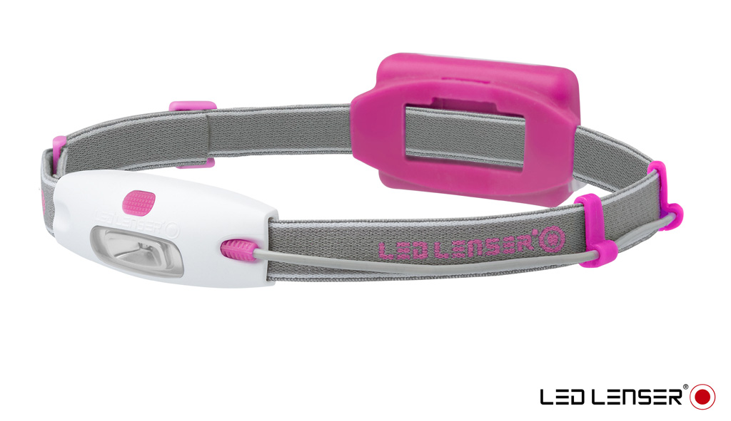 Фонарь налобный LED Lenser NEO, цвет: розовый6112 Фонарь налобный LED Lenser NEO, цвет: розовый6112Очень легкий налобный фонарь LED Lenser NEO подойдет для ежедневного использования. Он будет удобен при езде на велосипеде, при беге или при прогулках. Корпус фонаря выполнен из прочного пластика.Характеристики:- Световой поток- 90 лм;- Питание - 3 х ААА;- Количество светодиодов - 4 (3 белых, 1 красный);- Максимальное время свечения - 10 часов;- Эффективная дальность свечения луча 10 м.