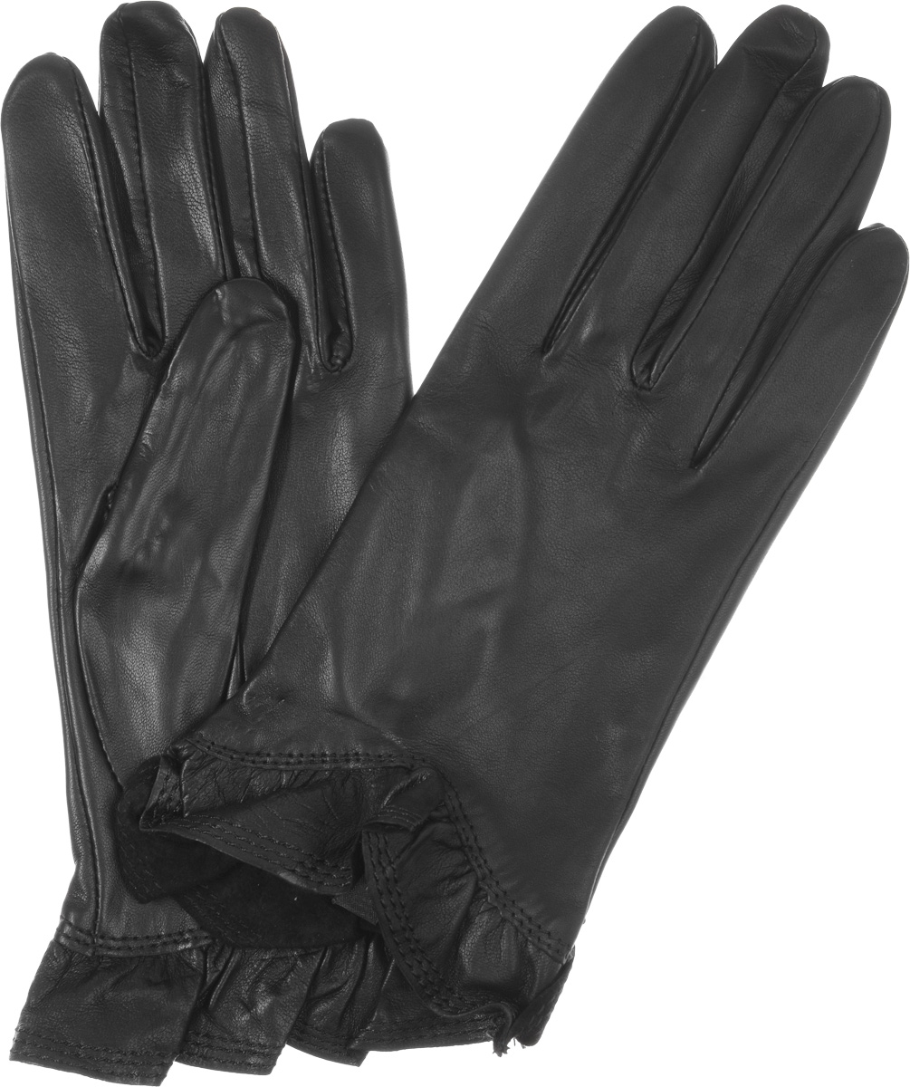 Перчатки женские Eleganzza, цвет: черный. IS01818. Размер 7