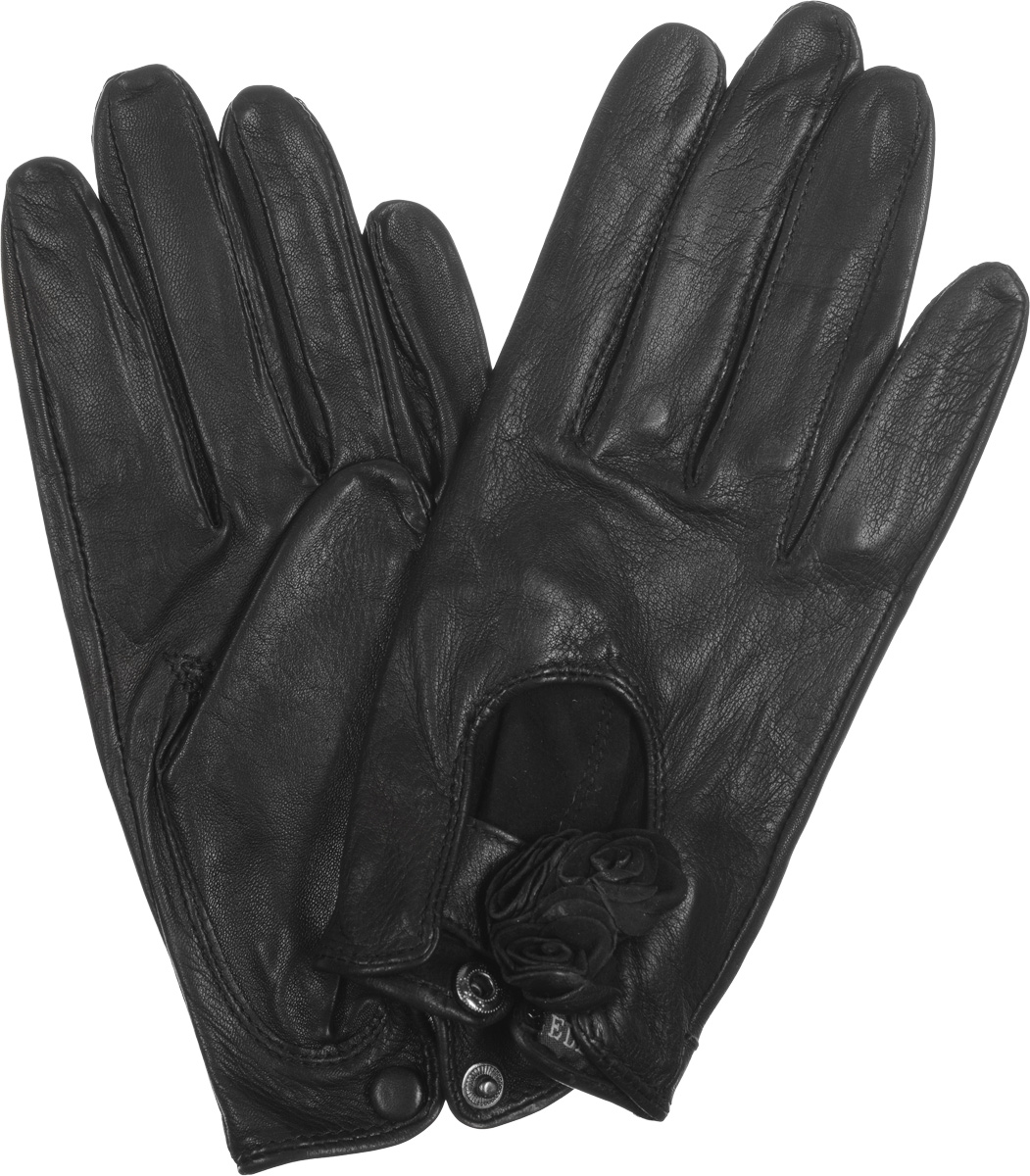 Перчатки женские Eleganzza, цвет: черный. HP02020. Размер 6,5
