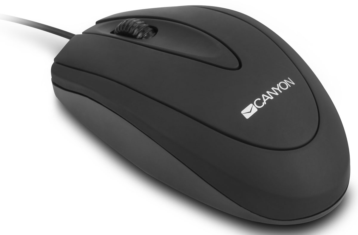 Canyon CNE-CMS1, Black мышьCNE-CMS1 Canyon CNE-CMS1, Black мышьCNE-CMS1Классический дизайн и удобство в использовании – все это о мышке Canyon модели CNE-CMS1. Эта модель отличается мягким на ощупь покрытием и надежным кабелем с USB 2.0. Мышь поддерживает разрешение 800 точек на дюйм, что обеспечивает высокую точность движений.