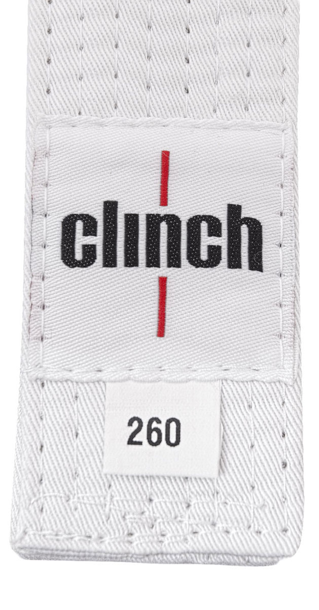 Пояс для единоборств Clinch Budo Belt, цвет: белый, 220 смC303 Пояс для единоборств Clinch Budo Belt, цвет: белый, 220 смC303Пояс универсальный для единоборств Budo Belt изготовлен из натурального хлопка. Пояс имеет стойкое окрашивание, простроченный - 8 строчек. Ширина 4,5 см, жесткий.