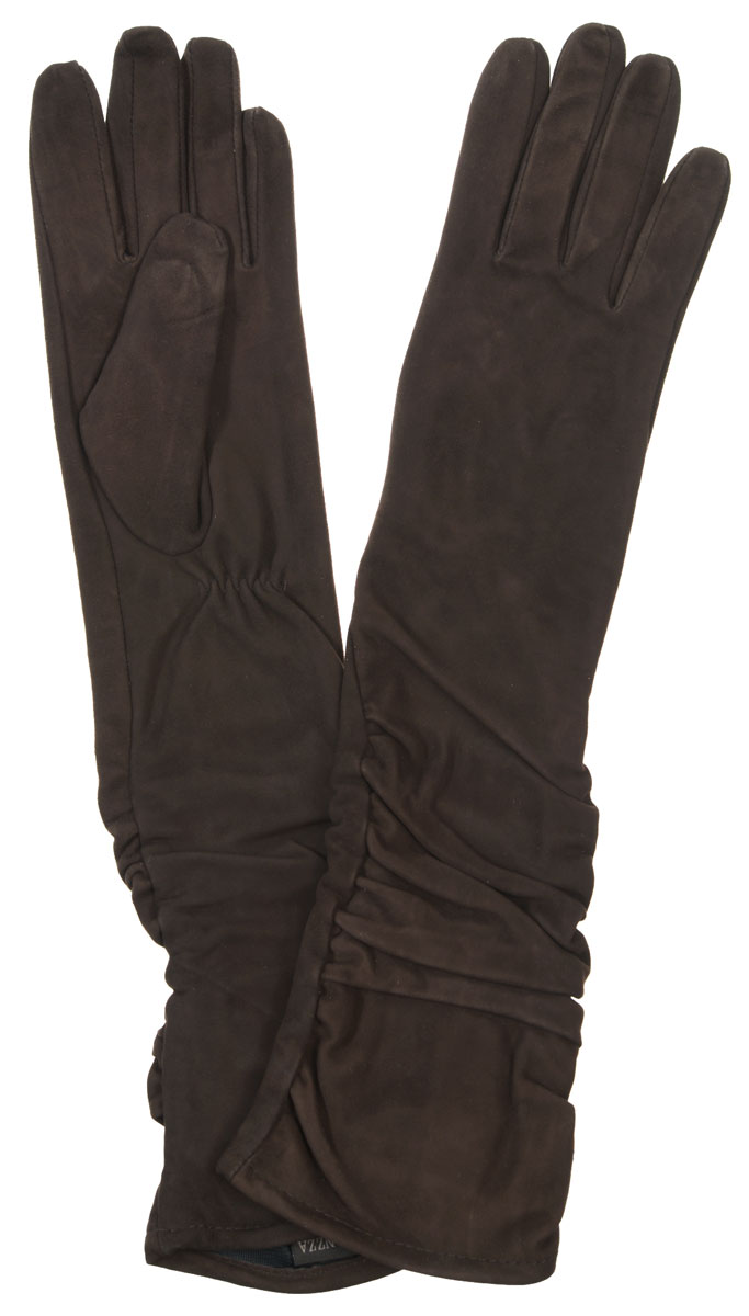 Перчатки женские Eleganzza, цвет: темно-коричневый. IS02010. Размер 7