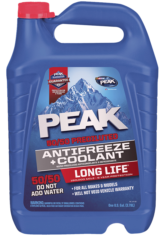 Антифриз PEAK LONG LIFE 50/50, готовый, цвет: красный G12; 3,78 лDAVC150 Антифриз PEAK LONG LIFE 50/50, готовый, цвет: красный G12; 3,78 лDAVC150Высококачественный красный антифриз PEAK LONG LIFE изготовленный на основе запатентованной передовой технологии органических кислот (ОАТ), которая обеспечивает гарантированную защиту системы охлаждения автомобиля от коррозии. Обеспечивает максимальную защиту от замерзания до -37°С и закипания до + 109°С (при атмосферном давлении). Антифриз подходит для использования в системах охлаждения всех типов легковых автомобилей и легких грузовиков, независимо от цвета первоначально используемого антифриза. Применение PEAK LONG LIFE исключает возникновение накипи и отложений. Антифриз не содержит силикатов, аминов, боратов, фосфатов.Соответствует требованиям следующих спецификаций: ASTM D-3306; ASTM D-4340; Audi TL 774-D/F; Saab GM 6277M; Ford WSS-M97B44-D; Citroen, Peugeot, Renault; MAN 324 SNF; Opel/Vauxhall B 040 1065; Seat TL 774-D/F; Porsche; Mercedes; General Motors GM 6277M; Skoda TL 774-D/F; Mini Cooper D; VW TL 774-D/F (G12); Спецификации европейских ОЕМ - производителей по антифризам без содержания фосфатов; Спецификации японских ОЕМ - производителей по антифризам без содержания силикатов. Срок использования 5 лет или 240 000 км пробега.