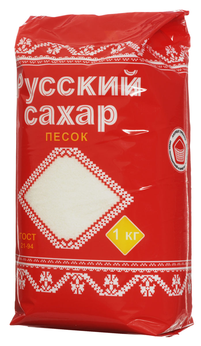 Русский сахар сахарный песок, 1 кг80903 Русский сахар сахарный песок, 1 кг80903Сахарный песок от компании Русский сахар изготовлен из качественного сырья - сахарной свеклы. Отлично подойдет как ингредиент для приготовления пищи и ежедневного употребления с различными напитками.