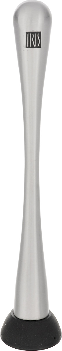 Толкушка для коктейлей Iris Convoys Cuinox, длина 23 см3121-I Толкушка для коктейлей Iris Convoys Cuinox, длина 23 см3121-IТолкушка для коктейлей Iris Convoys Cuinox, изготовленная из нержавеющей стали, используется для отжима сока из фруктов, ягод и овощей и извлечения эфирных масел из трав и цедры, а также для их перетирания и перемешивания. Давящая сторона оснащена зубцами, которые не позволяют фруктам выскальзывать из бокала.Длина толкушки: 23 см. Диаметр основания: 4 см.