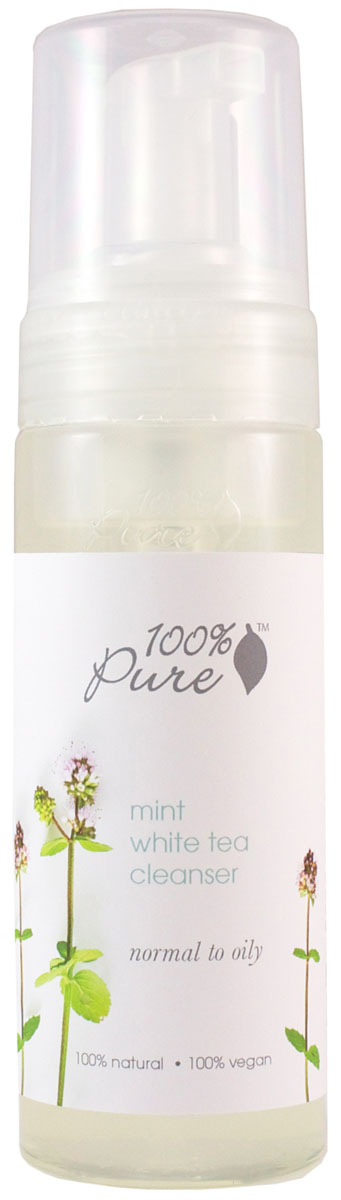 100% Pure Коллекция мята и белый чай: пенка для умывания 177 мл1FCMWT 100% Pure Коллекция мята и белый чай: пенка для умывания 177 мл1FCMWTБодрящая и очень нежная пенка для умывания Мята и Белый Чай смывает макияж (в том числе макияж глаз) и другие загрязнения кожи, одновременно увлажняя и успокаивая ее благодаря входящим в состав: белому чаю, органическому соку алоэ, целебным травам и другим питательным веществам. Эта роскошная пенка подарит вашей коже ощущение свежести, чистоты и комфорта. Эта линия разработана специально для нормальной и жирной кожи, но при этом обладает достаточно мягким действием на другие типы кожи.