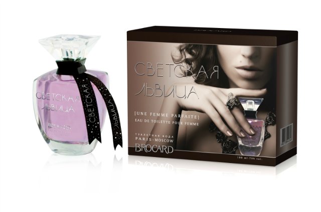 Светская Львица Brocard Туалетная вода для женщин 100 ml312553 Светская Львица Brocard Туалетная вода для женщин 100 ml312553Роскошный аромат — неотъемлемый атрибут женщины, чей острый ум, безукоризненная внешность и грациозные манеры притягивают внимание окружающих и оживляют атмосферу светского раута. Аромат изысканный, соблазнительный, женственный и современный с благородным звучанием фруктовых и цветочных нот на томном фоне мускуса, сантала и кедра.