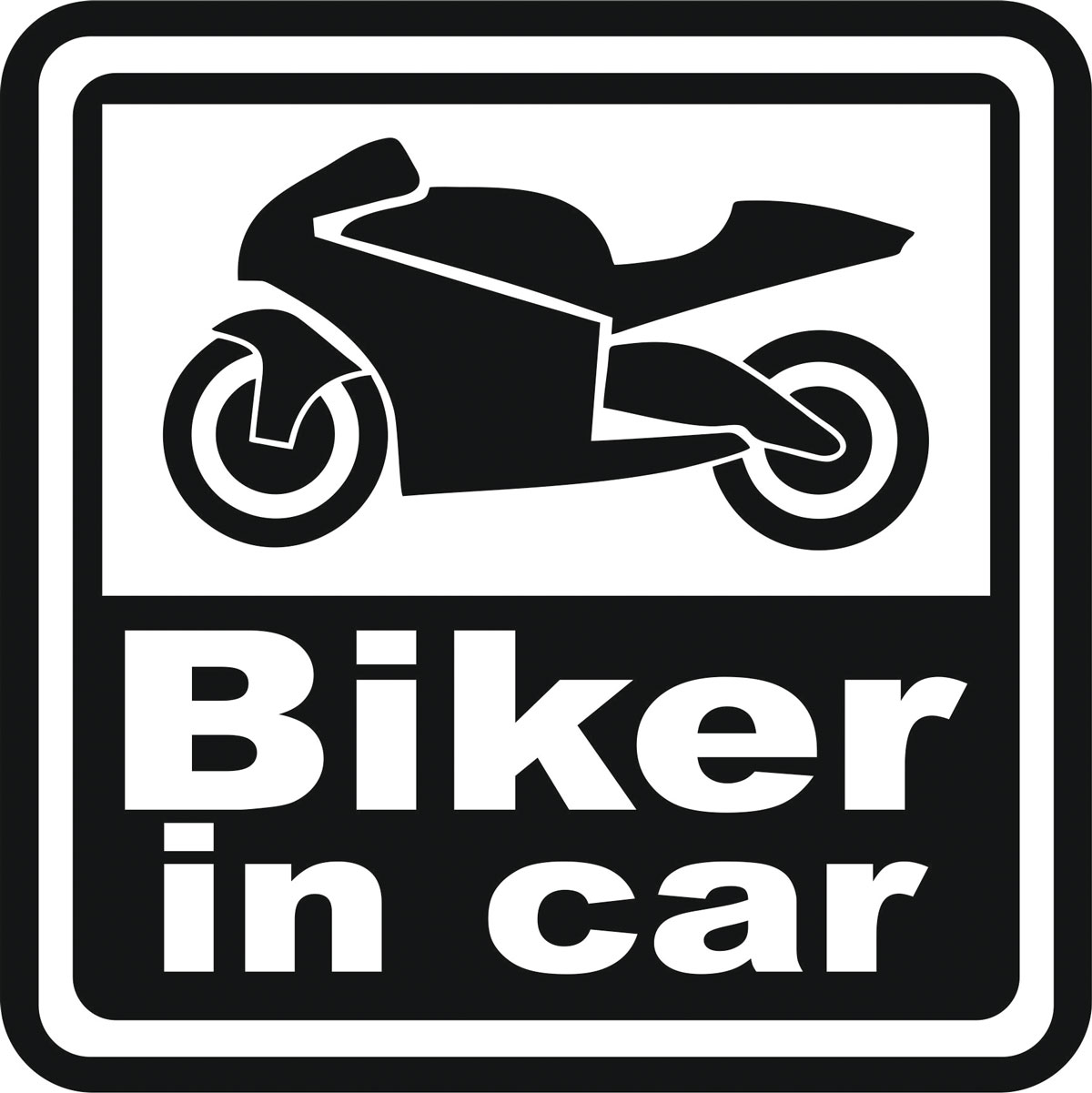 Наклейка автомобильная Оранжевый слоник Biker in Car, виниловая, цвет: черный150MT00021B Наклейка автомобильная Оранжевый слоник Biker in Car, виниловая, цвет: черный150MT00021BОригинальная наклейка Оранжевый слоник Biker in Car изготовлена из высококачественной виниловой пленки, которая выполняет не только декоративную функцию, но и защищает кузов автомобиля от небольших механических повреждений, либо скрывает уже существующие.Виниловые наклейки на автомобиль - это не только красиво, но еще и быстро! Всего за несколько минут вы можете полностью преобразить свой автомобиль, сделать его ярким, необычным, особенным и неповторимым!