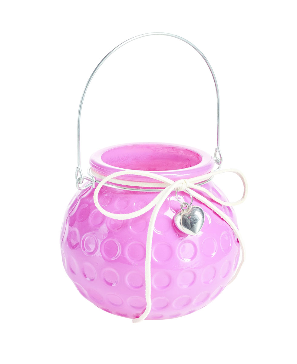 Подсвечник подвесной Gardman Honey Pot, цвет: розовый, 8,5 см17445 Подсвечник подвесной Gardman Honey Pot, цвет: розовый, 8,5 см17445Декоративный подсвечник Gardman Honey Pot, изготовленный из высококачественного стекла, позволит украсить интерьер дома или рабочего кабинета оригинальным образом. Вы можете поставить или подвесить подсвечник в любом месте, где он будет удачно смотреться и радовать глаз. Кроме того - это отличный вариант подарка для ваших близких и друзей.