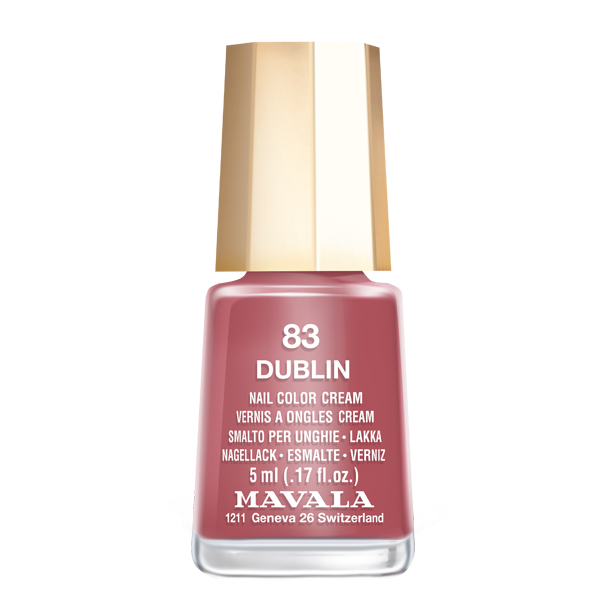 Mavala Лак для ногтей Dublin, Тон 83, 5 мл08-1538 Mavala Лак для ногтей Dublin, Тон 83, 5 мл08-1538Лаки для ногтей Mavala представлены классическими и ультрамодными оттенками. Они пропускают воздух даже через 3-4 слоя, давая возможность ногтям дышать. Специально разработанный состав лаков позволяет им оставаться свежими и насыщенными долгое время. Лаки не содержат толуол, формальдегид, камфору, дибутил фталат, канифоль и добавленный никель.