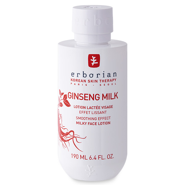 Erborian GINSENG питательное молочко для лица190 мл781458 Erborian GINSENG питательное молочко для лица190 мл781458Женьшень питательное молочко - первый шаг в корейском ритуале ухода за кожей для её омоложения. Молочко, обогащённое экстрактом женьшеня, который известен своими антивозрастными, увлажняющими и питательными свойствами, оказывает подтягивающий эффект и улучшает текстуру кожи день за днем. В результате кожа выглядит мягкой и гладкой. Молочко, глубоко питая вашу кожу, дарит ей ощущение комфорта на весь день.