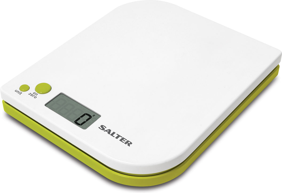 Salter 1177 WHGNDR, White электронные кухонные весы1177 WHGNDR Salter 1177 WHGNDR, White электронные кухонные весы1177 WHGNDRSalter 1177 - электронные кухонные весы с современным дизайном. Данная модель имеет функцию добавь и взвешивай для взвешивания нескольких ингредиентов в одной чаше. Вы можете легко осуществлять переключение между метрической и имперской системой измерения. Прибор оснащен легко читаемым дисплеем. Ингредиенты можно взвешивать прямо на весах или в отдельной емкости.Размер дисплея 4,5 х 2 см