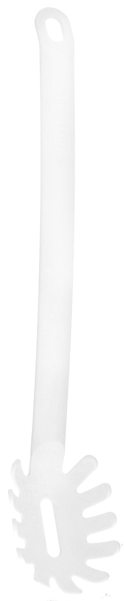 Ложка для спагетти Tescoma Space Bianco, длина 32 см638068 Ложка для спагетти Tescoma Space Bianco, длина 32 см638068Ложка для спагетти Tescoma Space Bianco изготовлена из высококачественного термостойкого нейлона и безопасна для всех видов посуды, особенно с антипригарным покрытием. Эргономичная рукоятка обеспечивает надежный хват, а небольшое отверстие позволить подвесить изделие в удобном для вас месте. С такой ложкой для спагетти вы сможете аккуратно и без проблем накладывать пасту порционно в каждую тарелку - при этом длинные спагетти не ломаются и сохраняют прекрасный вид.Можно мыть в посудомоечной машине.Длина ложки: 32 см. Размер рабочей поверхности: 8,5 х 6 х 2,5 см.