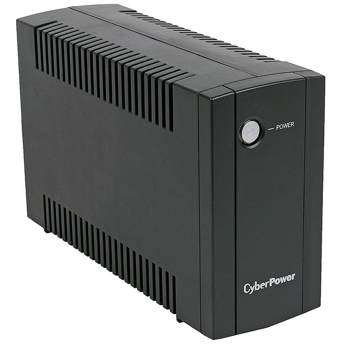 CyberPower UT650E 650VA/360W линейно-интерактивный ИБПUT650E CyberPower UT650E 650VA/360W линейно-интерактивный ИБПUT650ECyberPower UT650E 650VA/360W - источник бесперебойного питания, который обеспечивает надежным резервным электропитанием и защищает ПК и другое электрооборудование от скачков, всплесков, понижений напряжения и других инцидентов в сети электропитания.В производстве ИБП CyberPower используется наиболее высококачественная несгораемая пластмасса, выдающиеся возможности которой минимизируют повреждения ценных активов в случае инцидентов с огнем. Инновационная технология управления зарядом аккумуляторных батарей CyberPower значительно повышает эффективность заряда и срок службы аккумулятора. Настраиваемые звуковые оповещения позволяют пользователям отключать звуковые сигналы для комфортной работы. Линейно-интерактивный ИБП совместим с генераторами, что обеспечивает более обширное применение во время перебоев в электропитании. Встроенный автоматический регулятор напряжения (AVR) повышая или понижая напряжение, не прибегая к работе батареи, стабилизирует и поддерживает безопасное электропитание для подключенного оборудования.Время перехода на батареи: 4 мсЗащита телефонной линии/локальной сетиВремя работы при полной нагрузке: 0,5 минВремя работы в резервном режиме при нагрузке 50%: 5 минутИнтерфейсы: RJ-11/45Автоматический предохранительСуммарное напряжение батарей: 12 В / 5 АчВремя зарядки аккумуляторной батареи: 8 часовВыходные разъёмы: 2 x CEE 7 (розетки евростандарт)