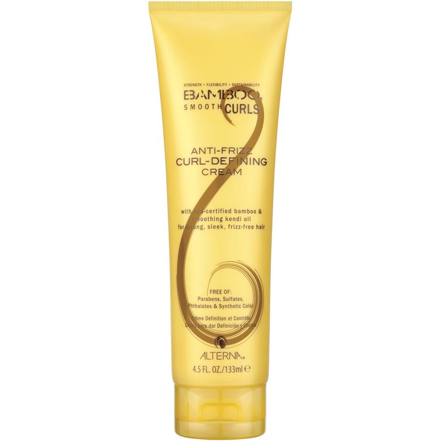Alterna Полирующий крем для возрождения кудрей Bamboo Smooth Curls Anti-Frizz Curl-Defining Cream — 133 мл48567 Alterna Полирующий крем для возрождения кудрей Bamboo Smooth Curls Anti-Frizz Curl-Defining Cream — 133 мл48567В состав крема Alterna Bamboo Smooth Curls Anti-Frizz Curl-Defining Cream входят масла Омега 3, 6 и 9, которые увлажняют и питают липидный слой волос, избавляют от пушистости и защищают от повреждений. Экстракт бамбука благодаря своим укрепляющим свойствам придает силу, возвращает подвижность локонам, наполняет волосы интенсивным увлажнением и живительным питанием, что закладывает фундамент красивых здоровых волос.