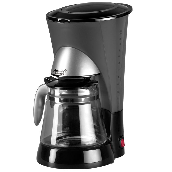 Atlanta ATH-540 кофеваркаATH-540 Atlanta ATH-540 кофеваркаATH-540С помощью капельной кофеварки Atlanta ATH-540 вы сможете приготовить вкусный натуральный кофе. Кофеварка рассчитана на приготовление 1,2 литра кофе. Световой индикатор позволит отследить работу прибора.