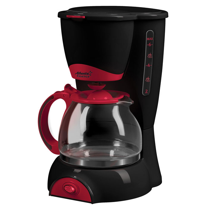 Atlanta ATH-541, Black кофеваркаATH-541_black Atlanta ATH-541, Black кофеваркаATH-541_blackС помощью капельной кофеварки Atlanta ATH-541 вы сможете приготовить вкусный натуральный кофе. Кофеварка рассчитана на приготовление 0,6 литра кофе. Световой индикатор позволит отследить работу прибора. Подогреваемая подставка для колбы.
