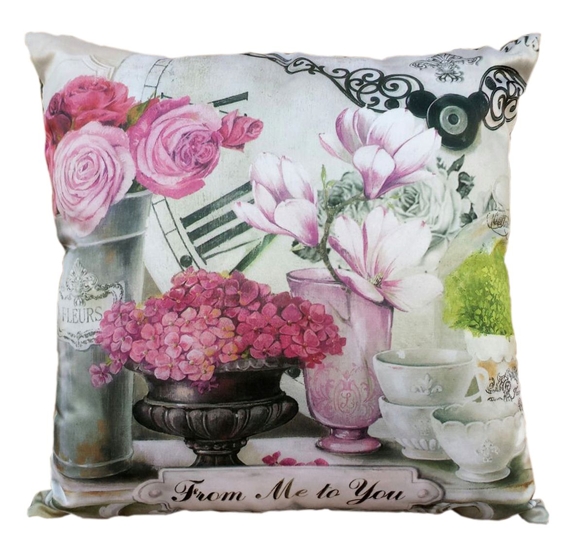 Подушка декоративная GiftnHome Парижские цветы, 35 х 35 смPLW-35 Fleurs Подушка декоративная GiftnHome Парижские цветы, 35 х 35 смPLW-35 FleursДекоративная подушка GiftnHome Парижские цветы прекрасно дополнит интерьер спальни или гостиной. Чехол подушки выполнен из искусственного шелка. Лицевая сторона украшена фотопечатью с красивым рисунком. Наполнитель - синтепон (холлофайбер).Красивая подушка создаст атмосферу уюта в доме и станет прекрасным элементом декора.