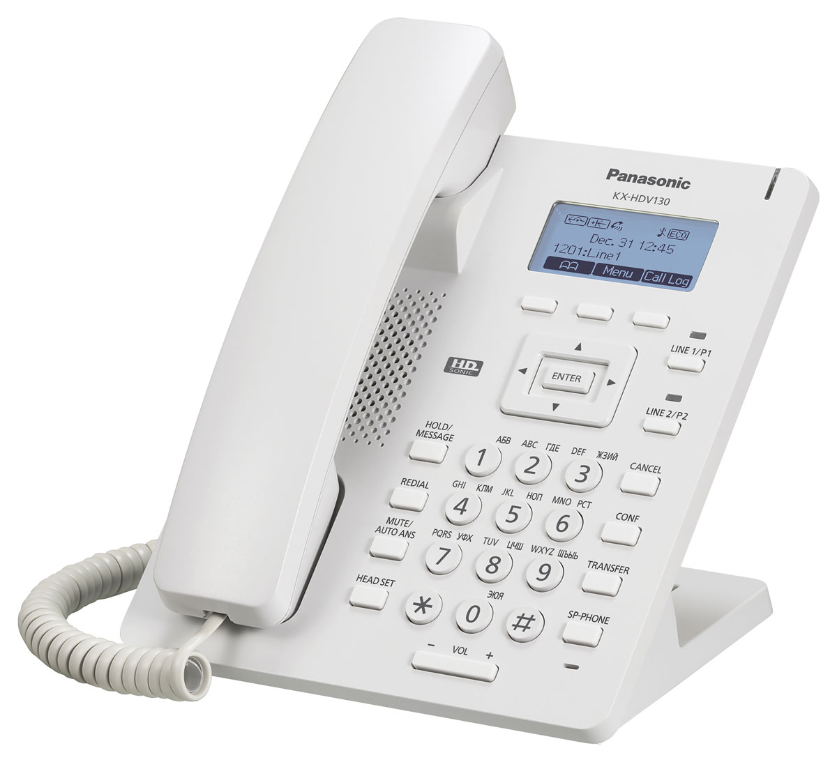 Panasonic KX-HDV130RUW SIP-телефон
