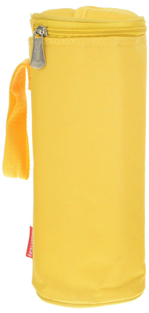 Сумка-холодильник Tescoma Coolbag, цвет: желтый, 10,5 х 10,5 х 25 см892312_желтый Сумка-холодильник Tescoma Coolbag, цвет: желтый, 10,5 х 10,5 х 25 см892312_желтыйСумка-холодильник Tescoma Coolbag, изготовленная из прочного полиэстера и полипропиленовой фольгированной пленки, предназначена для сохранения температуры напитков. Сумка-холодильник имеет одно вместительное отделение. Благодаря отверстию для горлышка, емкость можно открыть в любое время, не доставая ее из сумки. Изделие идеально подходит для ПЭТ бутылок объемом 0,75-1 литра.Внутри сумки расположена теплоизолирующая подкладка из алюминиевой фольги. Сумка закрывается на молнию и имеет регулируемый ремень для удобной переноски. Она прекрасно подходит для походов на пляж, пикников и поездок за город. С такой сумкой напитки дольше остаются охлажденными. Рекомендуется чистить влажным полотенцем.Нельзя мыть в посудомоечной машине, не стирать.