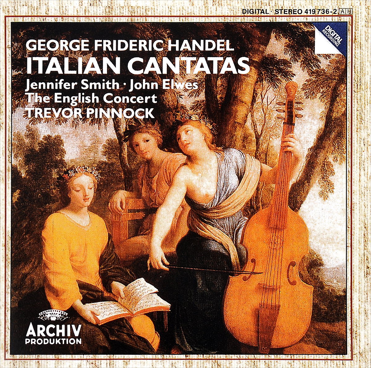 Trevor Pinnock. Handel. Italian Cantatas