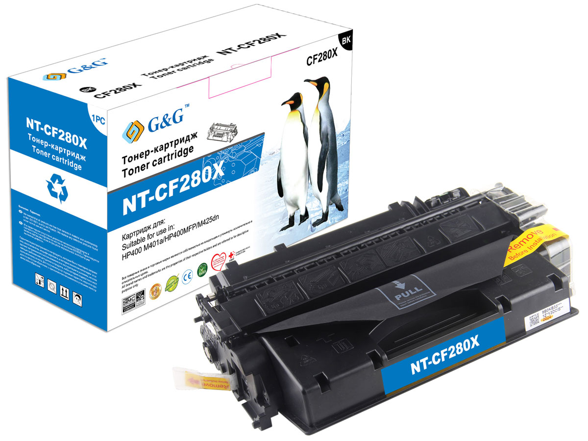 G&G NT-CF280X тонер-картридж для HP LaserJet Pro400 M401/M425