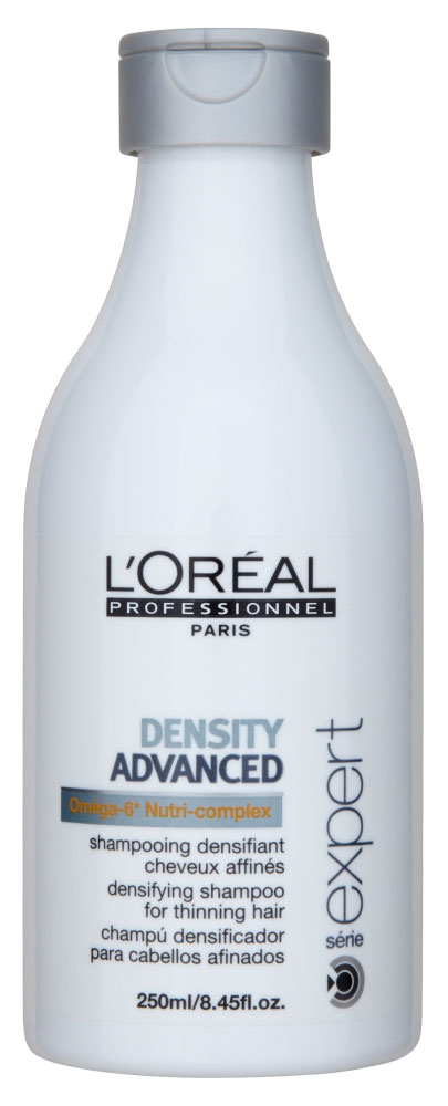 LOreal Professionnel Шампунь для укрепления волос Expert Density Advanced - 250 млE0198333 LOreal Professionnel Шампунь для укрепления волос Expert Density Advanced - 250 млE0198333Шампунь для укрепления волос Денсити Эдванст дарит вторую жизнь ослабленным и истонченным волосам. Содержит Нутри-комплекс и Омега-6, которые питают и восстанавливают волосы. Витамины РР и В6 делают волосы эластичными и блестящими. Используя шампунь Денсити Эдванст, вы вернете своим волосам силу и объем и сделаете их более послушными.