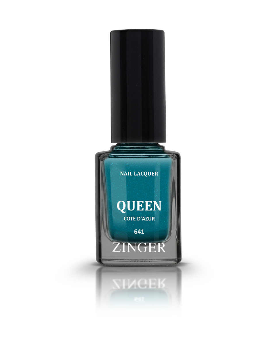Zinger Лак для ногтей QUEEN COTE DAZUR 641, 12 мл78202 Zinger Лак для ногтей QUEEN COTE DAZUR 641, 12 мл7820260 трендовых оттенков для новой коллекции лака для ногтей Zinger 2016 произведены во Франции по экспертной технологии, которая обеспечивает прочное покрытие и одновременно заботится о здоровье ногтей, сохраняя их природную красоту. Новая формула лака Gel-technology 3-го поколения свободна от парабенов, толуола, ДБП, исключено использование камфоры и формальдегидной смолы. Для дополнительной защиты ногтей, в новой 5free формуле лаков Zinger появились UV-фильтры. Лак теперь наносится легко и быстро, абсолютно ровным слоем, благодаря новой профессиональной кисточке из 222 волосков. Лак держится намного дольше и высыхает после нанесения в течение нескольких минут. Сырье для производства лаков и конечный продукт –лаки Zinger не тестируются на животных.Фактура перламутровая глазурь