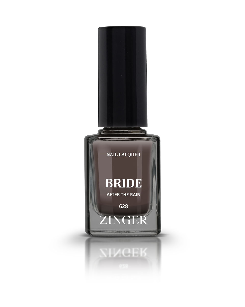 Zinger Лак для ногтей BRIDE AFTER THE RAIN 628, 12 мл78221 Zinger Лак для ногтей BRIDE AFTER THE RAIN 628, 12 мл7822160 трендовых оттенков для новой коллекции лака для ногтей Zinger 2016 произведены во Франции по экспертной технологии, которая обеспечивает прочное покрытие и одновременно заботится о здоровье ногтей, сохраняя их природную красоту. Новая формула лака Gel-technology 3-го поколения свободна от парабенов, толуола, ДБП, исключено использование камфоры и формальдегидной смолы. Для дополнительной защиты ногтей, в новой 5free формуле лаков Zinger появились UV-фильтры. Лак теперь наносится легко и быстро, абсолютно ровным слоем, благодаря новой профессиональной кисточке из 222 волосков. Лак держится намного дольше и высыхает после нанесения в течение нескольких минут. Сырье для производства лаков и конечный продукт –лаки Zinger не тестируются на животных.Фактура глянцевая