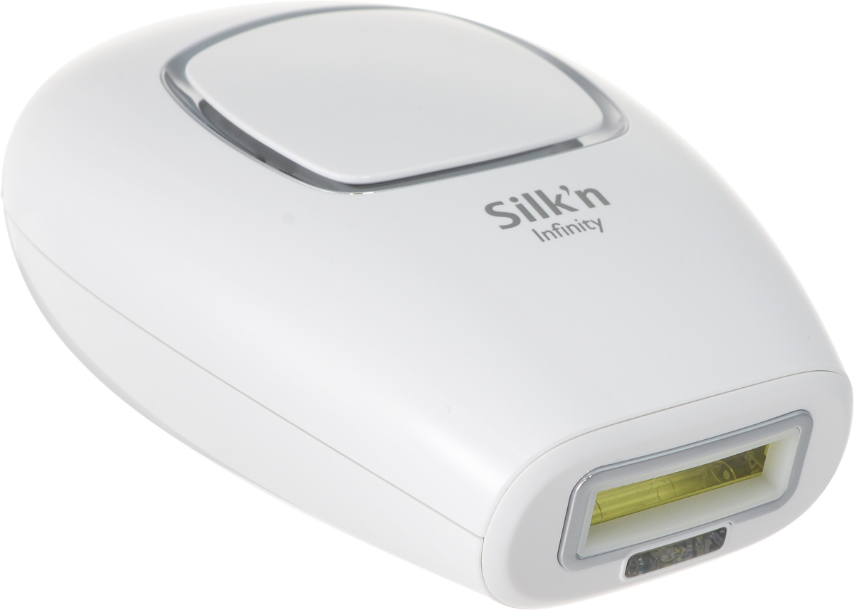Фотоэпилятор Silkn Glide Infinity INF1PE2001GLIDE INFINITY Фотоэпилятор Silkn Glide Infinity INF1PE2001GLIDE INFINITYФотоэпилятор Silkn Glide Infinity представляет новую технологию в удалении волос. Методика, которая является революционной во многих отношениях и делает устаревшими традиционные методы удаления волос, такие, как бритье, выщипывание и воск. Эпилятор использует импульсы света, чтобы окончательно удалить нежелательные волосы без боли, без вросших волос, без покраснения или других раздражений. Это, кроме того, самый революционный метод удаления волос в домашних условиях, и уже рассматривается как золотой стандарт.Гальваническая энергияОсновным преимуществом гальванического энергии является то, что она способна достичь луковицы волос более эффективно. Это достигается особым образом: энергия подается через электродную пластину, находящейся на устройстве. Когда электрод касается кожи, поры кожи открываются, обеспечивая доступ к оптической энергии внутрь волосяной фолликулы. Так как поры слишком малы, этот процесс не виден невооруженным глазом. Теперь настала очередь оптической энергии беспрепятственно воздействовать на волос.Оптическая энергияОптическая энергия, в виде светового импульса HPL, излучаемого устройством, нагревает волосяной фолликул. Это разрушает волосяной фолликул, и после каждой обработки, количество волос уменьшается. Это приводит к постоянным результатам. После процедуры, поры сужаются сами по себе.Технология eHPL: сочетание двух энергий впервые применяется для домашнего использования с Silk?n Infinity. Две энергии испускаются одновременно. Сенсор цвета кожиЕсли кожа слишком темная устройство заблокирует работу на максимальной энергии и продолжит работать только на минимальных уровнях, чтобы избежать ожоговДля удобства использования доступно бесплатное электронное приложение для планирования процедур. А чтобы контролировать оставшееся количество световых импульсов используется технология Bluetooth.Обрабатываемая площадь: 3 см2