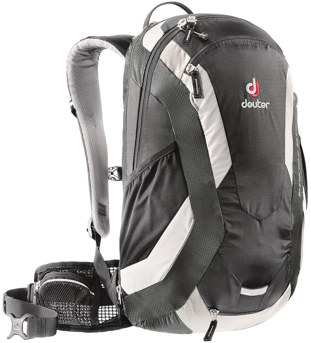 Рюкзак Deuter 2015 Bike Superbike 18 EXP, цвет: черный, 22 л32114_7410 Рюкзак Deuter 2015 Bike Superbike 18 EXP, цвет: черный, 22 л32114_7410Праправнук исходного велосипедного рюкзака, Deuter Superbike теперь выглядит моложе, чем когда либо раньше! Особенности:- система спинки Airstripes; - удобный плечевые лямки с мягкими краями; - модифицированный сетчатый набедренный пояс с мягкими краями и с карманами на молнии; - оригинальный запатентованный ветрозащитный жилет; - съемное крепление для шлема; - объемный передний карман с карманом для ценных вещей; - большие задние отражатели; - отделение для мокрой одежды; - боковые сетчатые карманы; - петля для крепления ночного габаритного фонарика Safety Blink; - чехол от дождя; - расширяемое основное отделение. Вес: 950 г. Объем: 18+4 л.Размеры: 51x31x16 см.