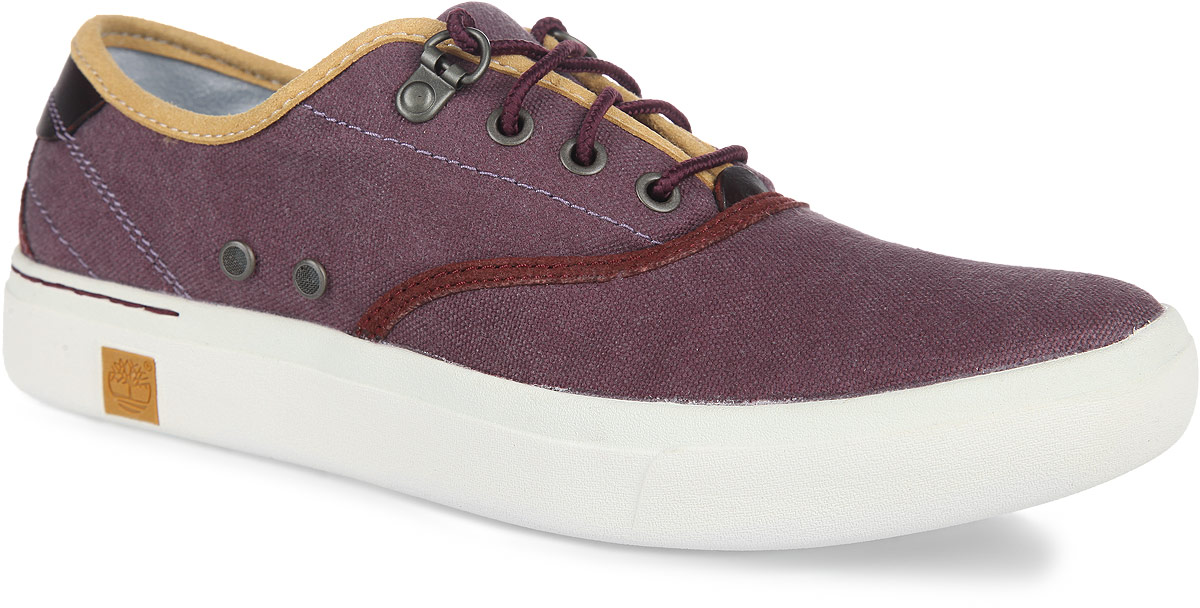 Кеды женские Timberland Amherst Oxford, цвет: пурпурный, черный. TBLA12GBM. Размер 8,5 (38,5)TBLA12GBM Кеды женские Timberland Amherst Oxford, цвет: пурпурный, черный. TBLA12GBM. Размер 8,5 (38,5)TBLA12GBMМодные женские кеды Amherst Oxford от Timberland заинтересуют вас своим дизайном с первого взгляда! Модель изготовлена из прочного текстиля со вставками из натуральной кожи. Обувь оформлена сбоку двумя декоративными элементами из металла, на подошве - логотипом бренда. Шнуровка прочно зафиксирует обувь на вашей ноге. Стелька из материала EVA с текстильной поверхностью комфортна при движении. Подошва с технологией SensorFlex обеспечивает превосходную амортизацию. Рифление на подошве гарантирует идеальное сцепление с любой поверхностью. Стильные и удобные кеды займут достойное место в вашем гардеробе.