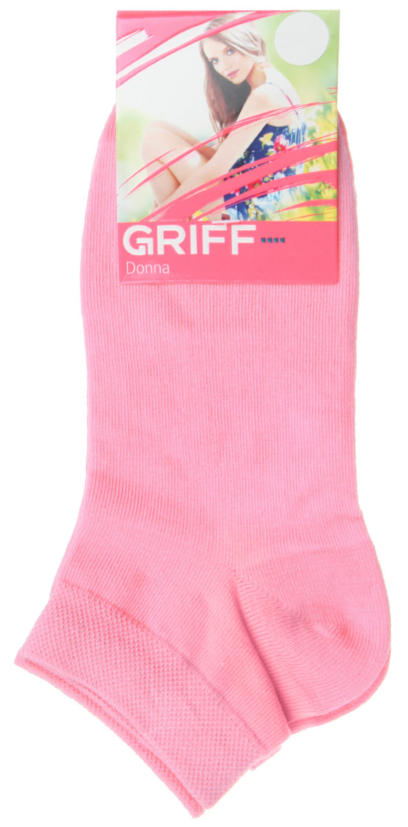 Носки женские Griff Donna, цвет: розовый. D4U3. Размер 39/41D4U3 Носки женские Griff Donna, цвет: розовый. D4U3. Размер 39/41D4U3Женские укороченные носки Griff изготовлены из высококачественного сырья. Однотонные носки очень мягкие на ощупь, а широкая резинка плотно облегает ногу, не сдавливая ее, благодаря чему вам будет комфортно и удобно. Усиленная пятка и мысок обеспечивают надежность и долговечность.