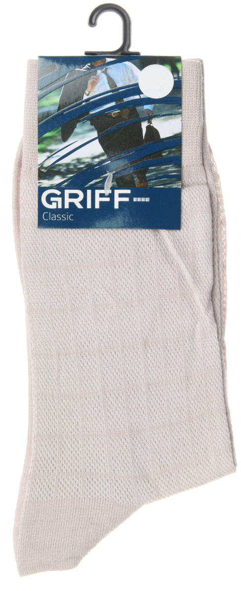Носки мужские Griff Classic, цвет: светло-серый. A21. Размер 45/47A21 Носки мужские Griff Classic, цвет: светло-серый. A21. Размер 45/47A21Мужские носки Griff Classic, вывязанные техникой платировки, изготовлены из высококачественного сырья с добавлением полиамидных волокон, которые обеспечивают великолепную посадку. Носки отличаются элегантным внешним видом. Удобная широкая резинка идеально облегает ногу и не пережимает сосуды, усиленные пятка и мысок повышают износоустойчивость носка, а удлиненный паголенок придает более эстетичный вид.
