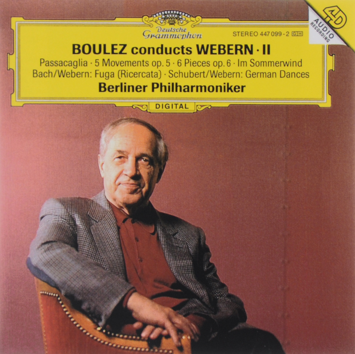Pierre Boulez. Conducts Webern II