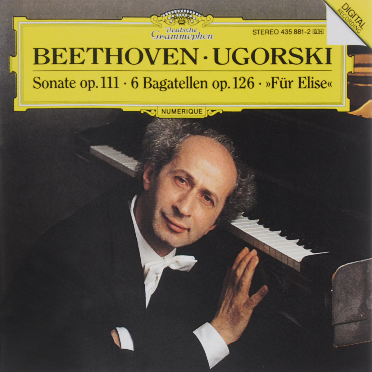 Anatol Ugorski. Beethoven. Sonate Op. 111 / 6 Bagatellen Op. 126 / 